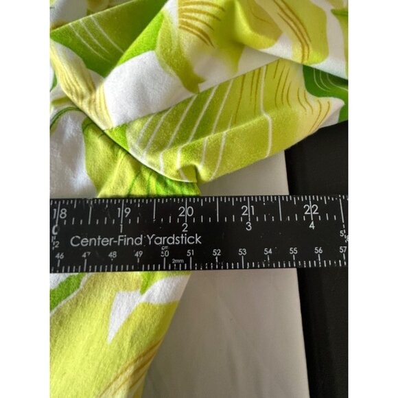 Tropical Leaf Print Womens Blazer Jacket - 3/4 Sleeve - Button Closure - Stylish - Picture 8 of 10